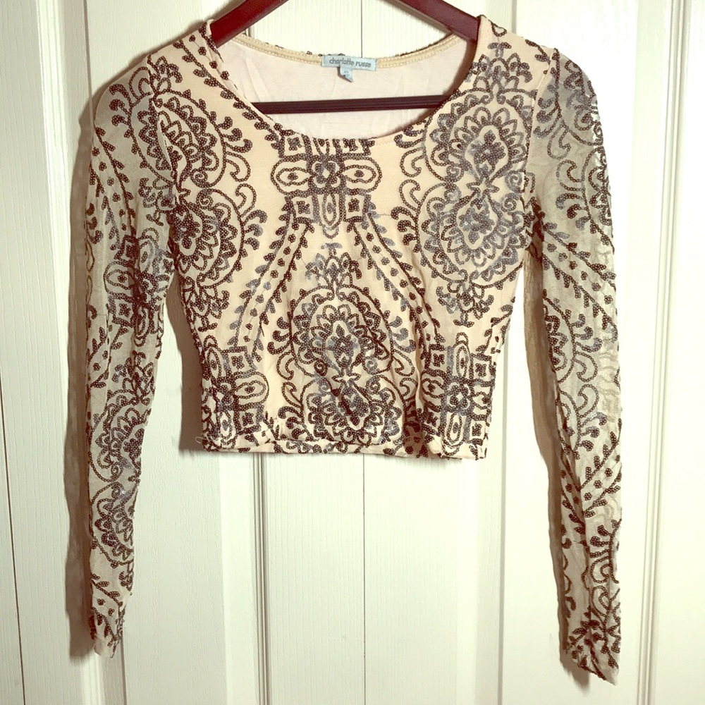 Textured crop top